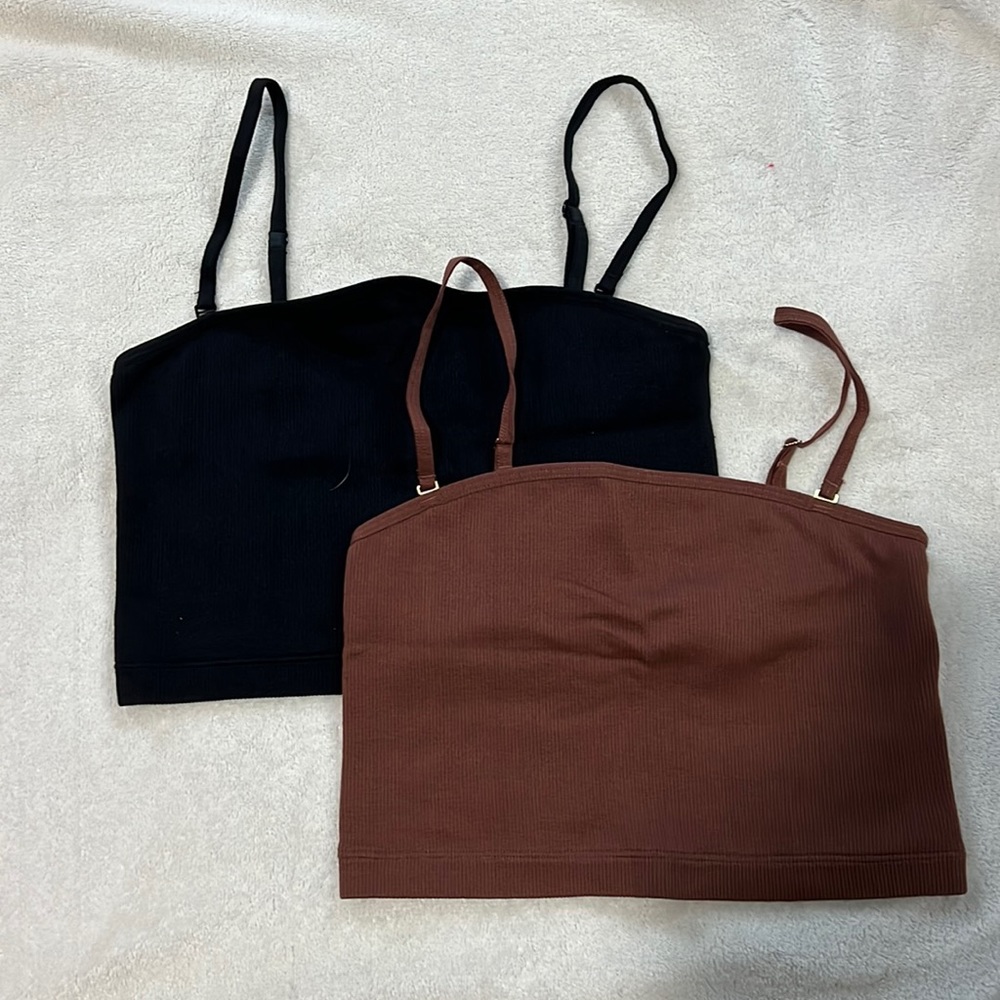 Adjustable and Removable Strap Bandeau no padding Bra